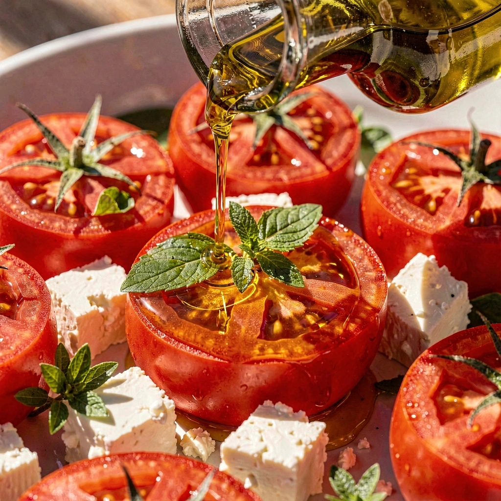 Ελαιόλαδο και ντομάτα